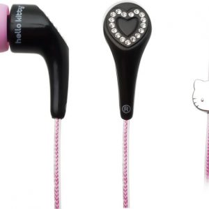 Hello Kitty Earphones White