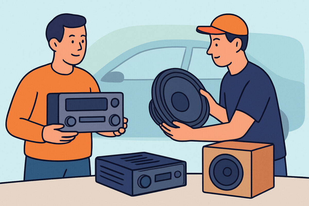 Autohifi-kaupat ja asennus – kaiuttimet, vahvistimet ja kotelot